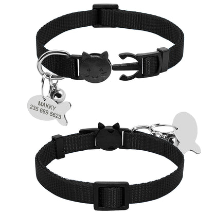 Collier chat à sécurité breakaway (ouverture rapide)