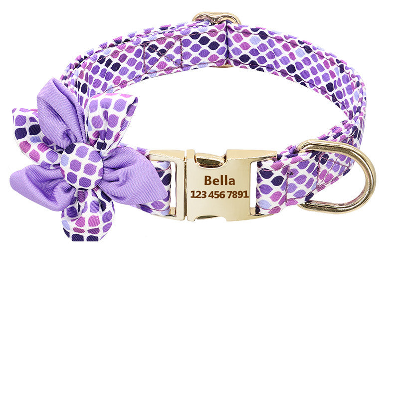 Collier réglable pour chien (réfléchissant)