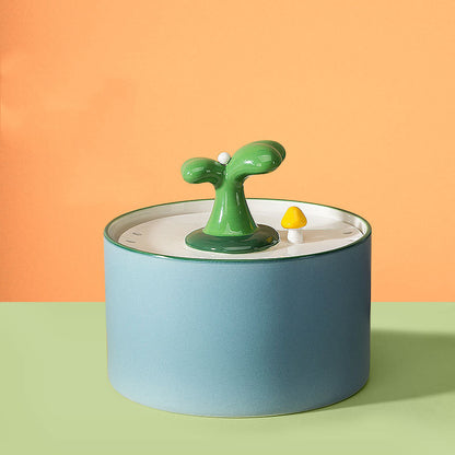 Ceramic Cat Water Fountain (1.5L)