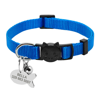 Collier chat à sécurité breakaway (ouverture rapide)