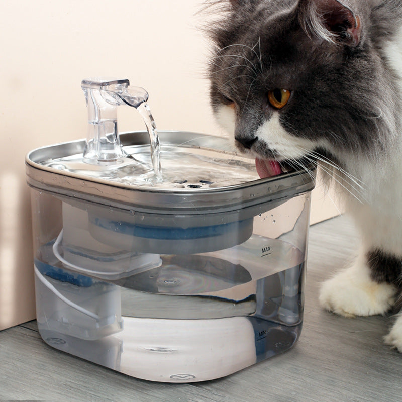 304 Stainless Steel Automatic Pet Water Fountain