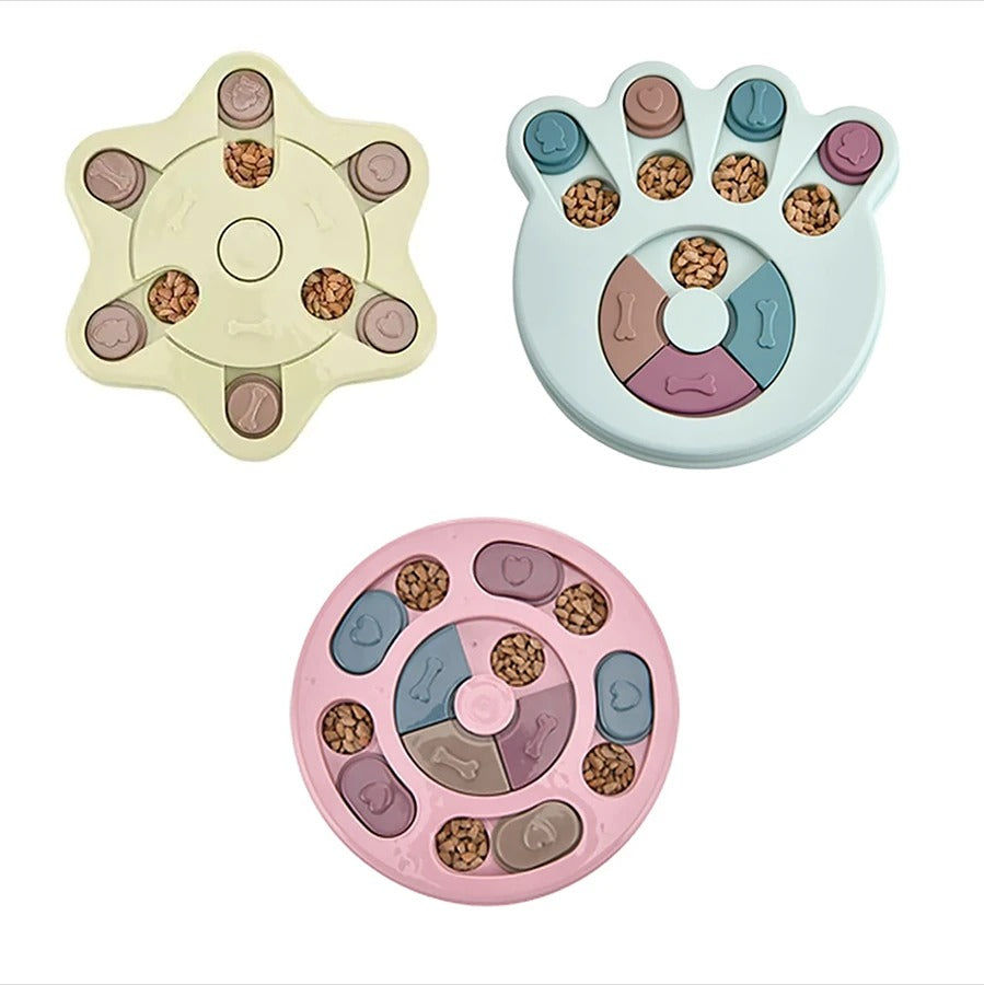 Jouet puzzle distributeur pour chien (anti-glouton, QI)