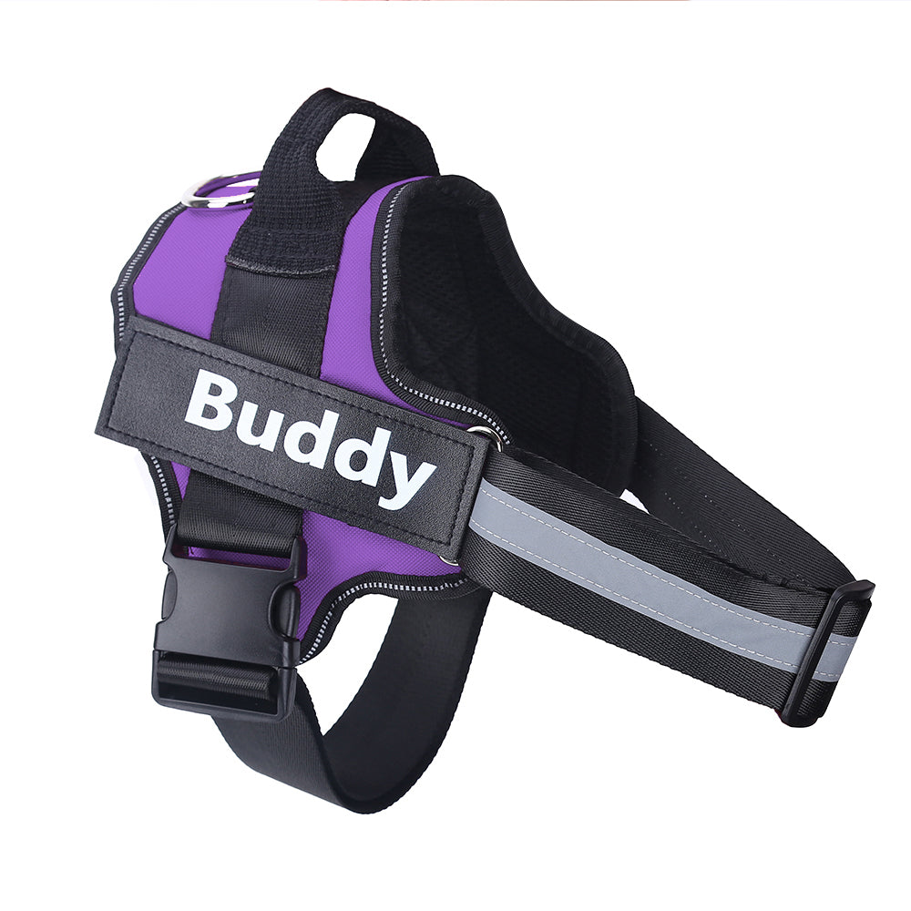 Harnais anti-traction pour chien (réfléchissant, réglable)