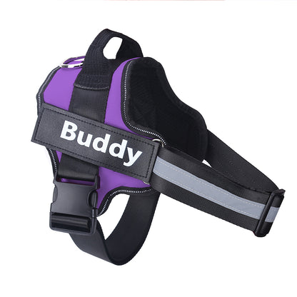 Harnais anti-traction pour chien (réfléchissant, réglable)