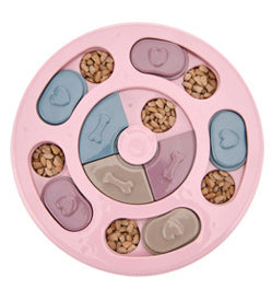 Jouet puzzle distributeur pour chien (anti-glouton, QI)