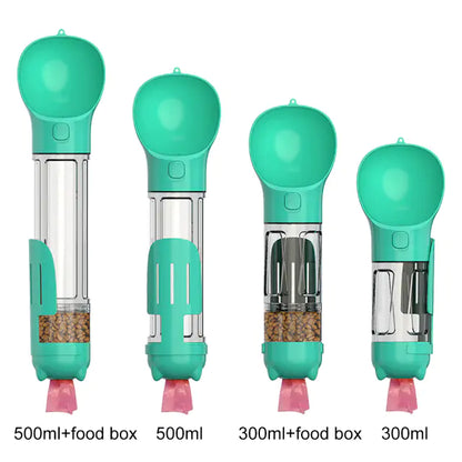 Portable Travel Pet Feeder and Water Bottle