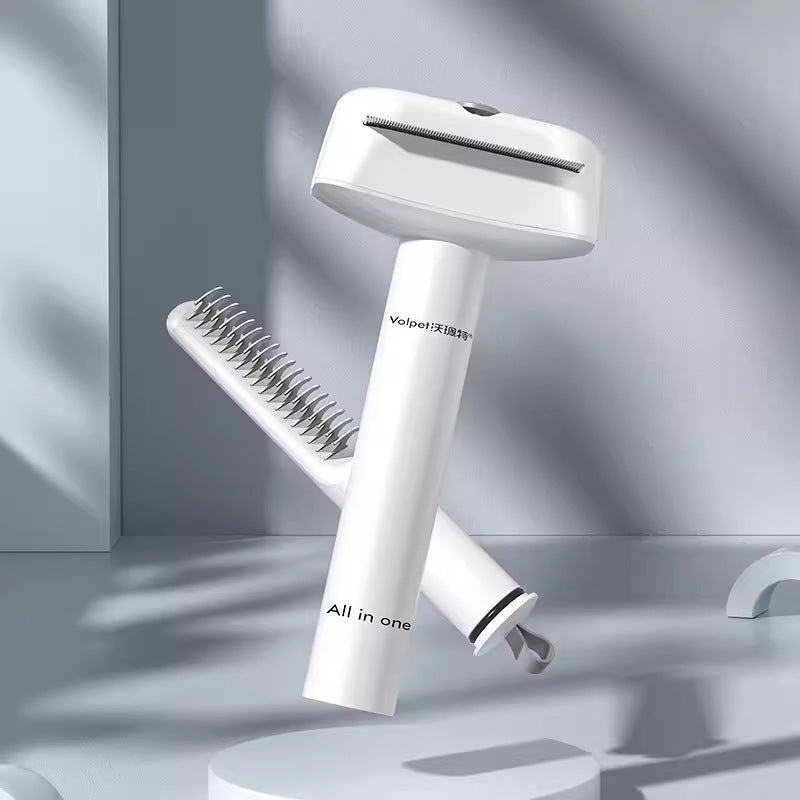 3-in-1 Pet Dematting and Detangling Comb