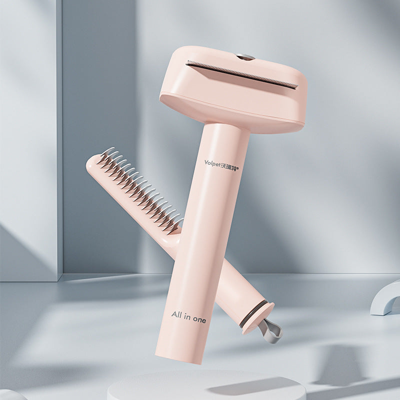3-in-1 Pet Dematting and Detangling Comb