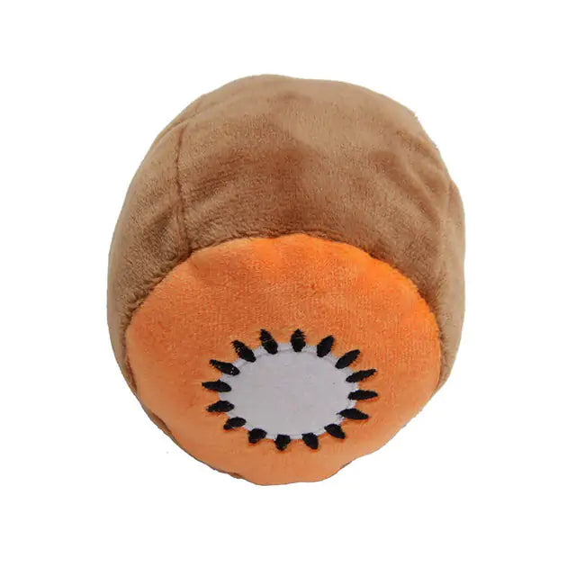 Fruit Plush Pet Toys for Dogs and Cats