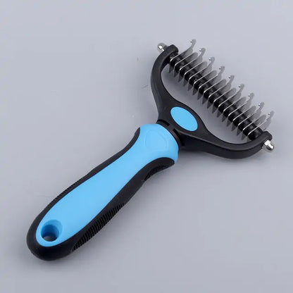 Double-Sided Pet Grooming Comb for Long Hair