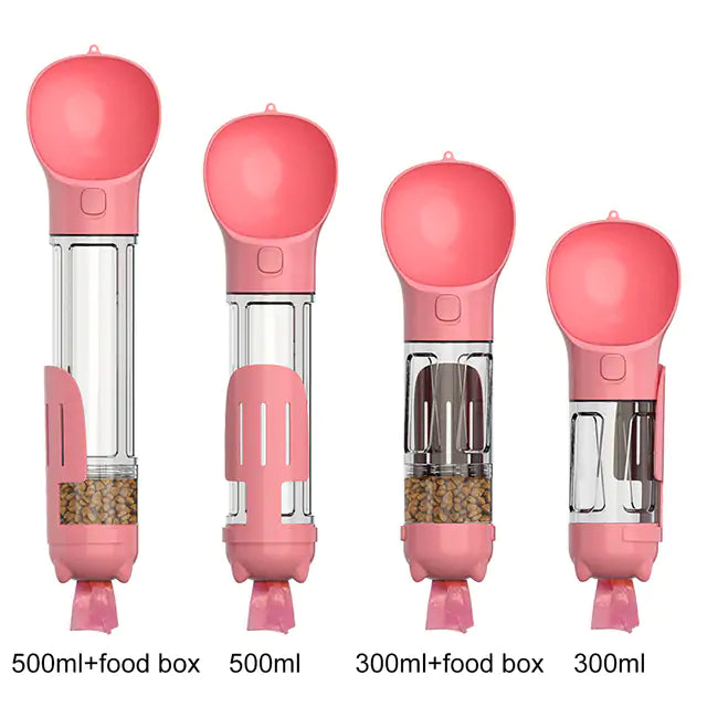 Portable Travel Pet Feeder and Water Bottle