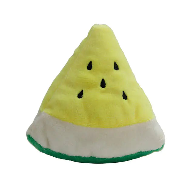 Fruit Plush Pet Toys for Dogs and Cats