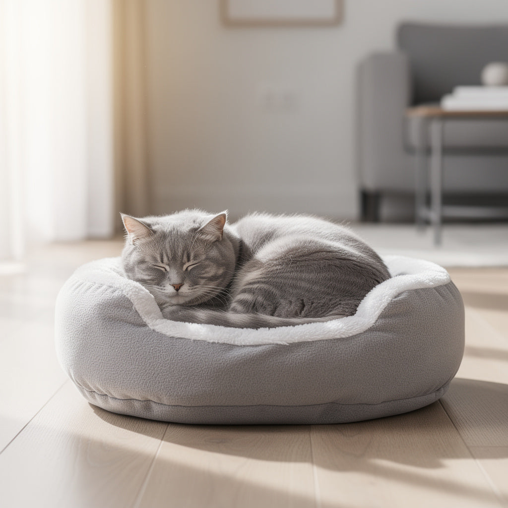 Calming Donut Cuddler Dog Bed