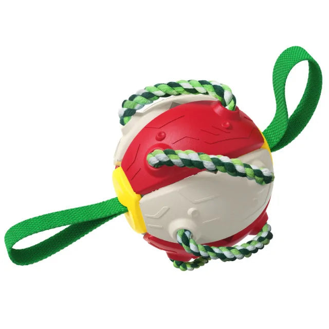 Rebound Frisbee Ball Interactive Dog Toy