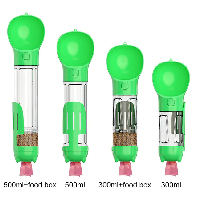 Portable Travel Pet Feeder and Water Bottle