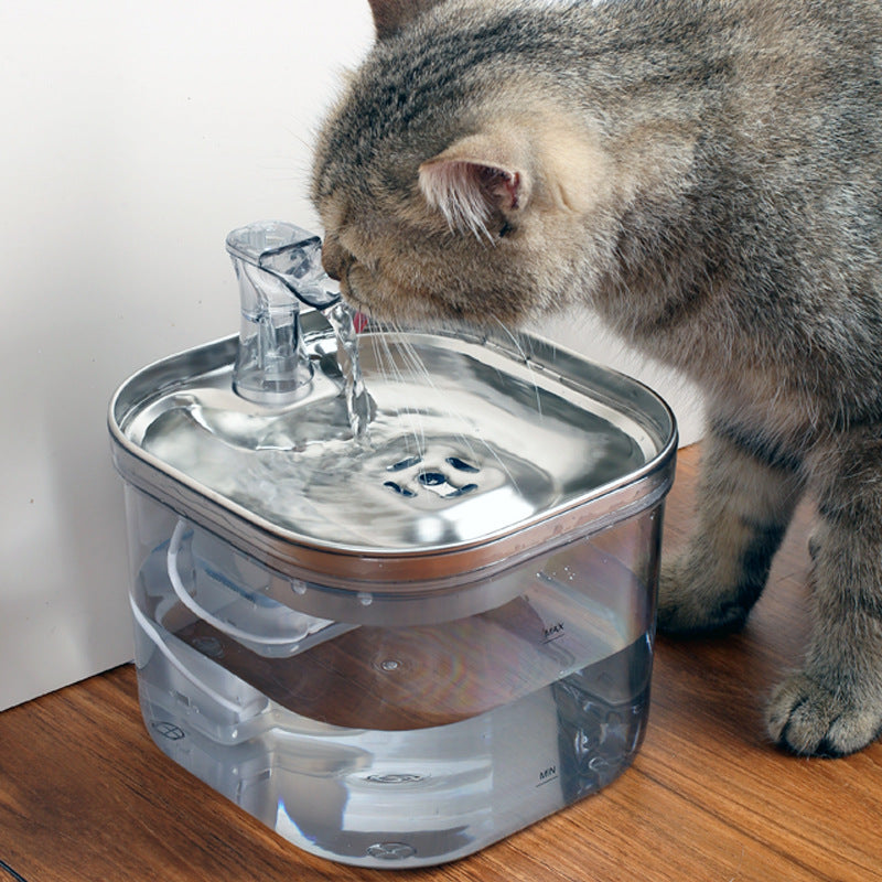 304 Stainless Steel Automatic Pet Water Fountain