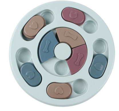 Jouet puzzle distributeur pour chien (anti-glouton, QI)