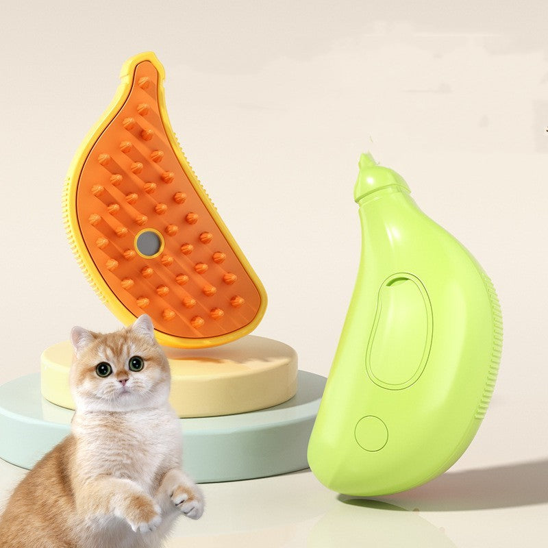 3-in-1 Pet Steam Grooming and Massage Brush