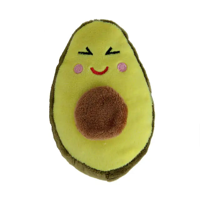 Fruit Plush Pet Toys for Dogs and Cats
