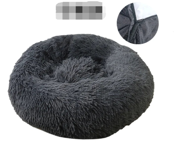 Calming Donut Cuddler Dog Bed