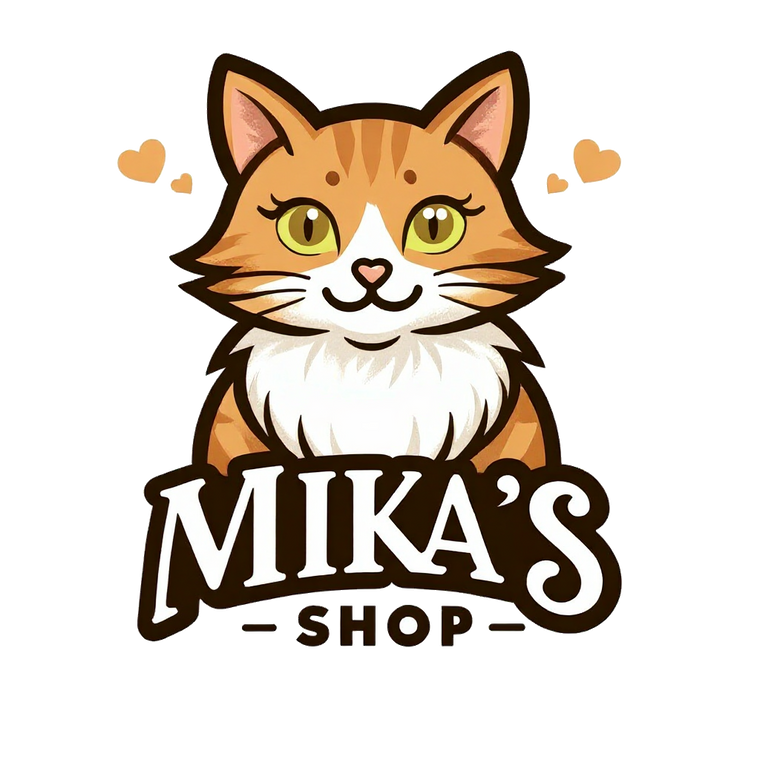 Mika's Shop logo - Mika the cat