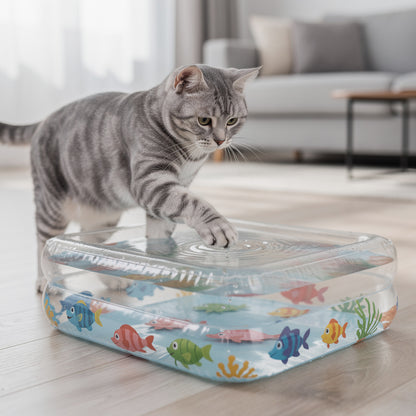 Katzen-Wassersensorik-Spielmatte
