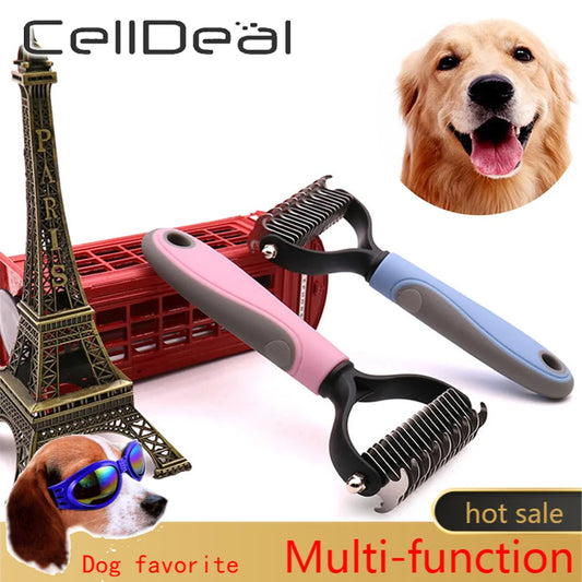 Pet Deshedding and Detangling Comb