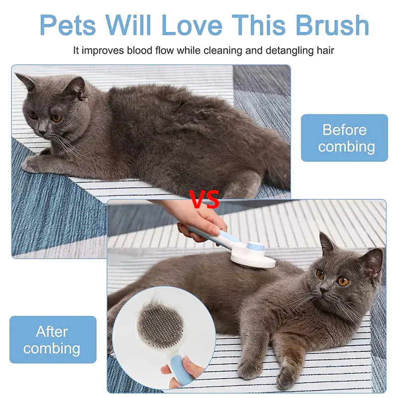 Pet Deshedding Brush for Undercoat