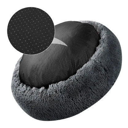 Calming Donut Cuddler Dog Bed
